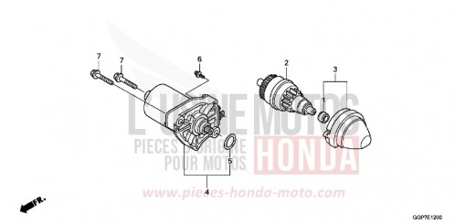 STARTING MOTOR (YUHUAN AVIATION MACHINARY) NSC50WHC de 2012